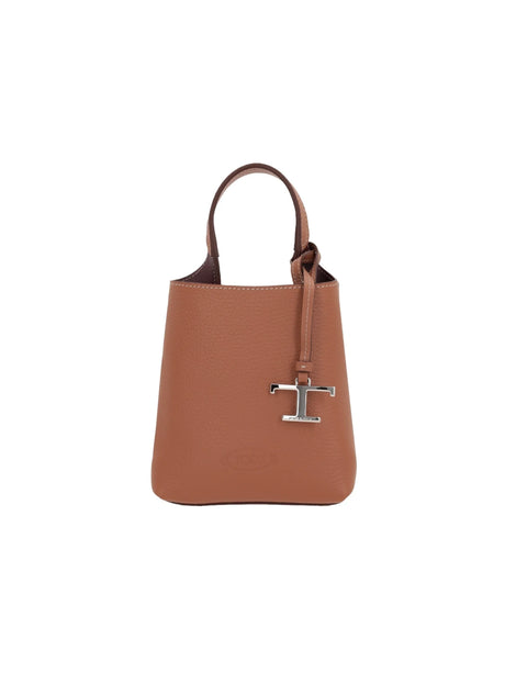 Micro Grainy Leather Handbag-TOD'S-JOHN JULIA