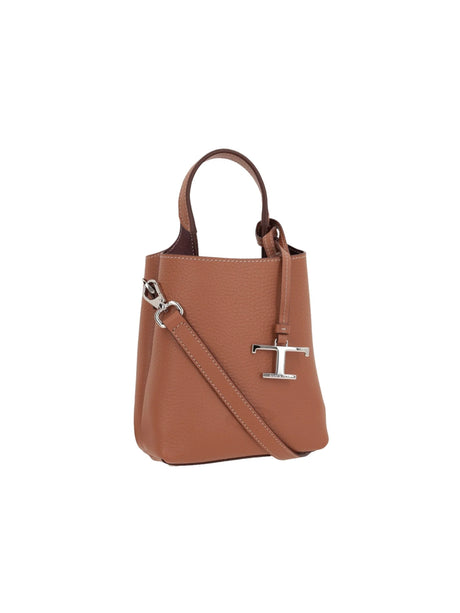 Micro Grainy Leather Handbag-TOD'S-JOHN JULIA