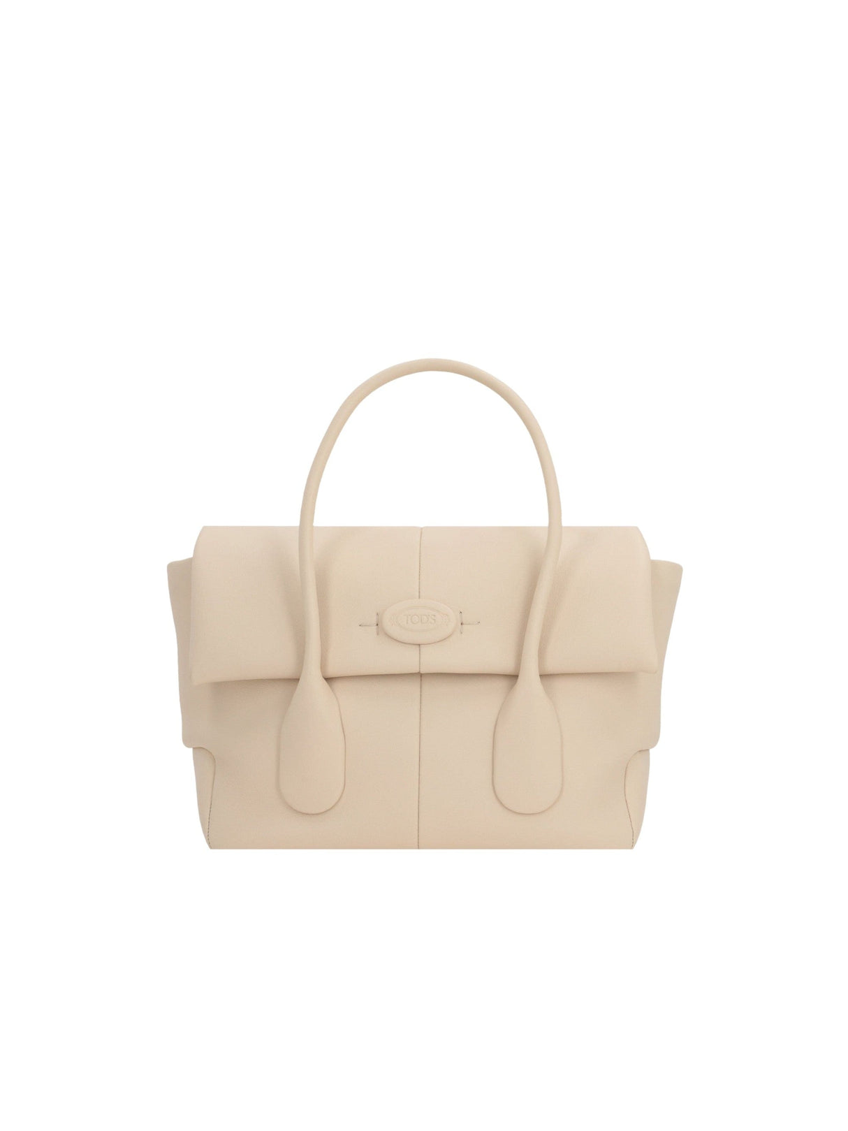 Reverse Small Smooth Leather Handbag-TOD'S-JOHN JULIA