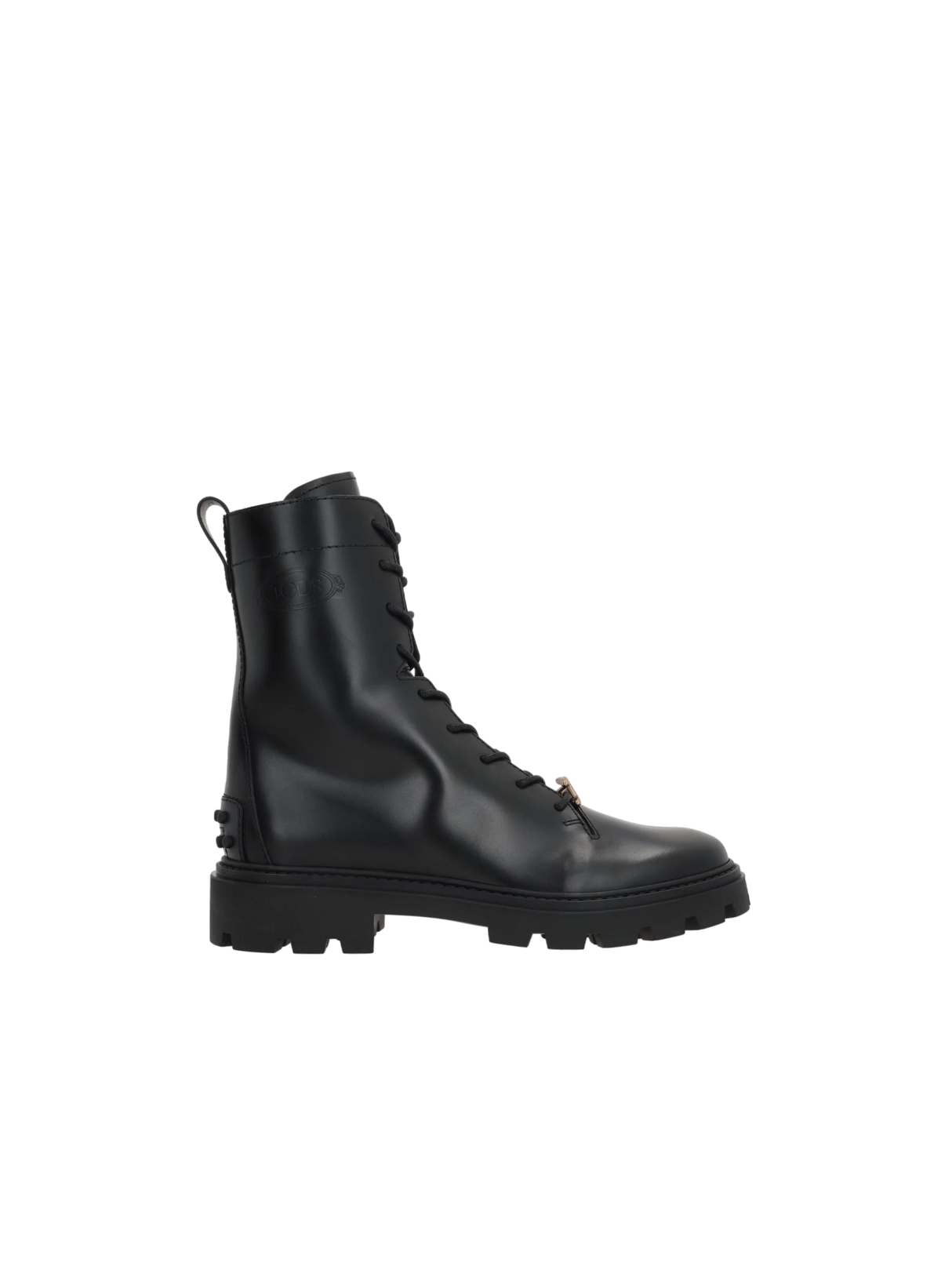 Smooth Leather Combat Boots-TOD'S-JOHN JULIA