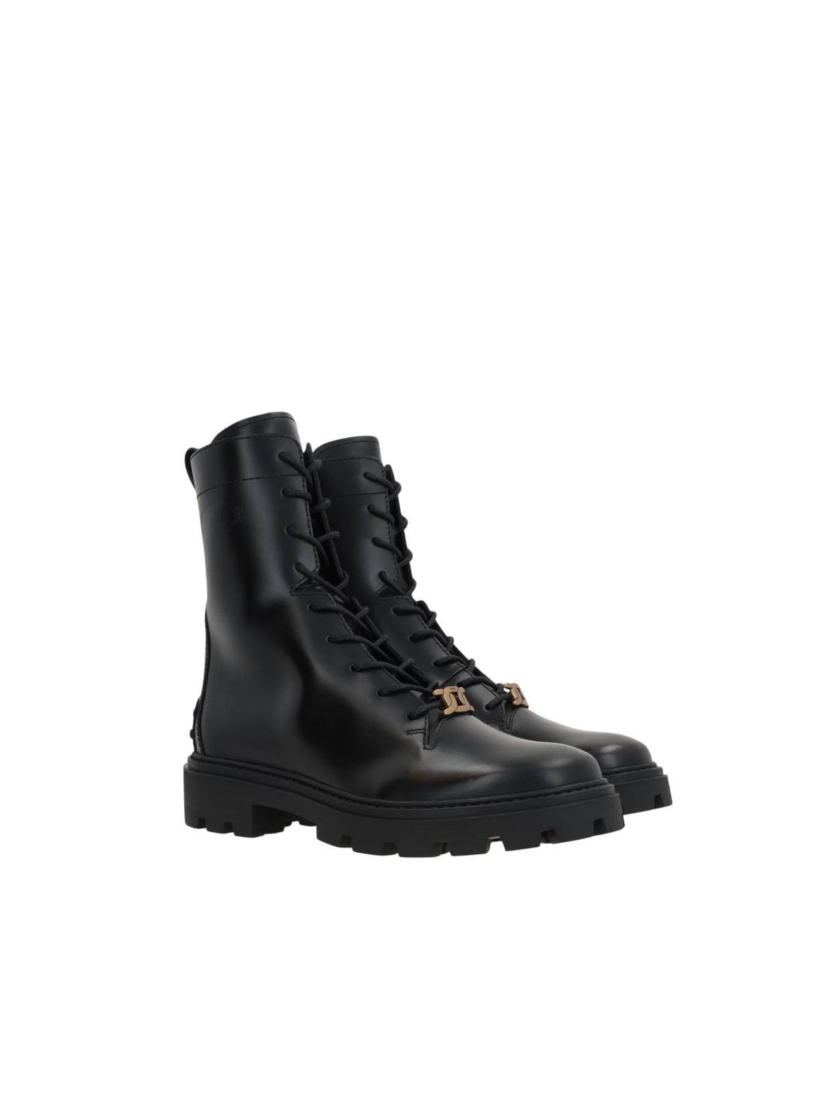 Smooth Leather Combat Boots-TOD'S-JOHN JULIA