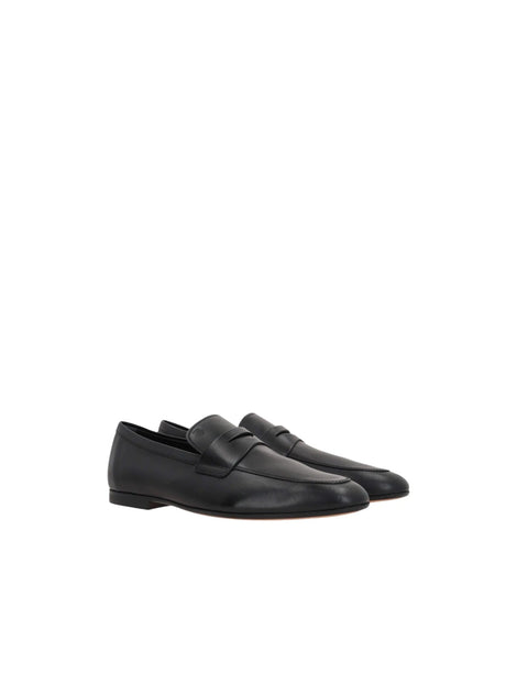 Smooth Leather Loafers-TOD'S-JOHN JULIA