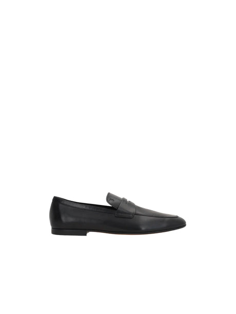 Smooth Leather Loafers-TOD'S-JOHN JULIA