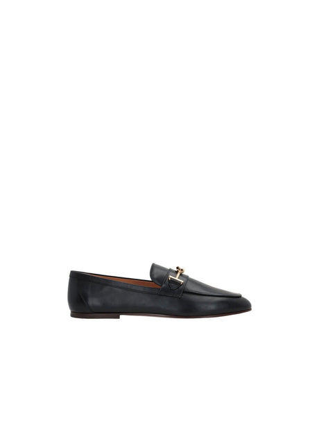 Smooth Leather Loafers-TOD'S-JOHN JULIA