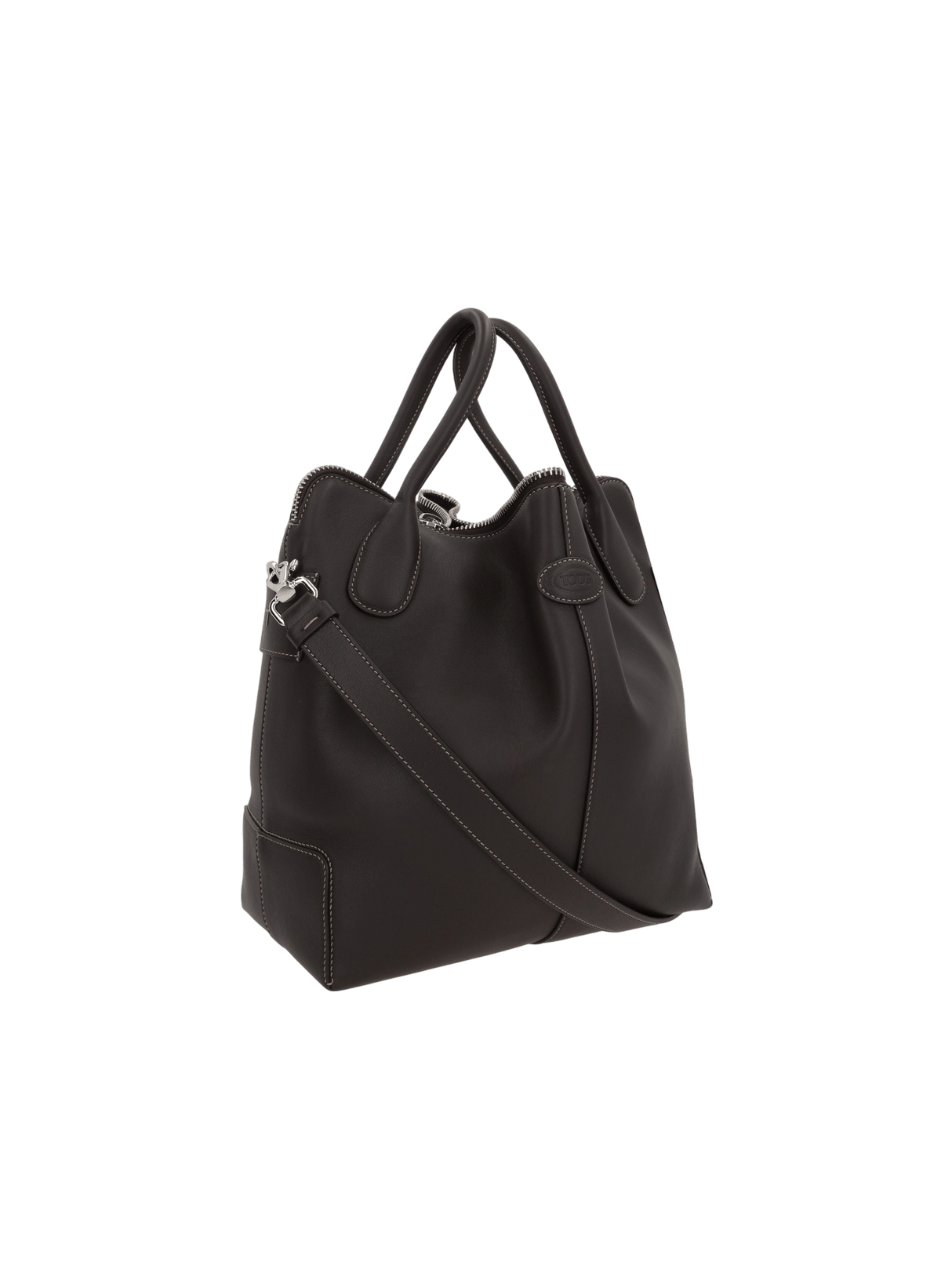 Smooth Leather Medium Handbag-TOD'S-JOHN JULIA