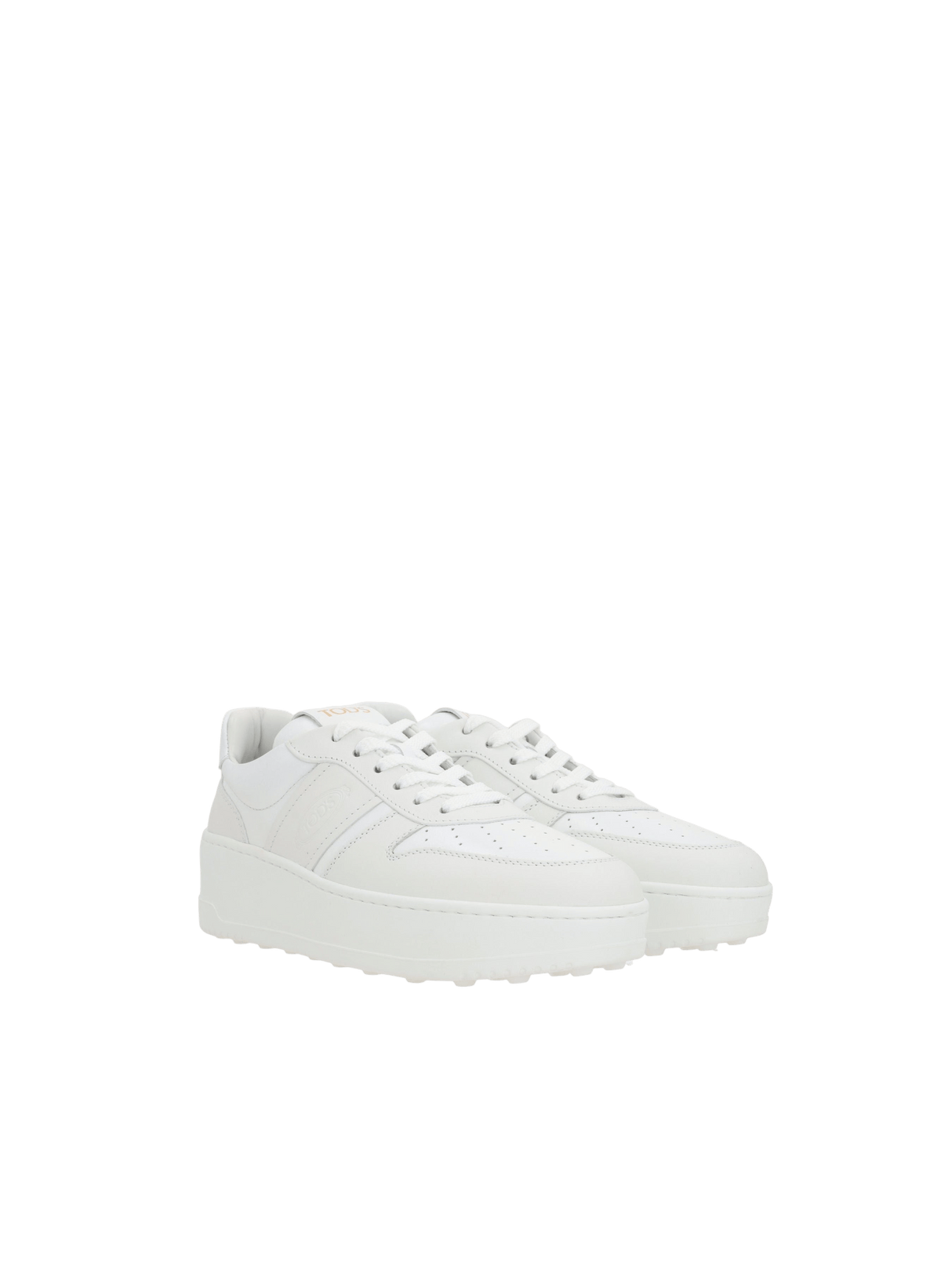 Smooth Leather Platform Sneakers-TOD'S-JOHN JULIA