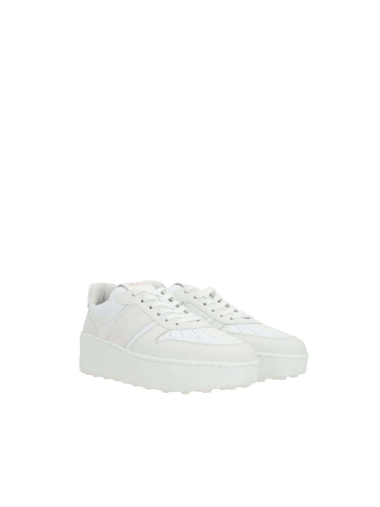 Smooth Leather Platform Sneakers-TOD'S-JOHN JULIA