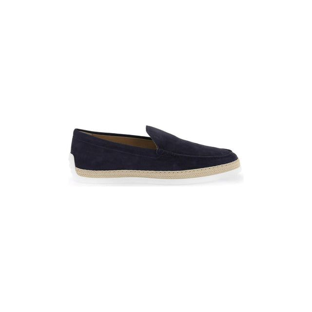 Suede and Raffia Slip-Ons TOD'S JOHN JULIA.