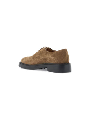 TOD'S-Suede Leather Lace Up Shoes -JOHN JULIA.