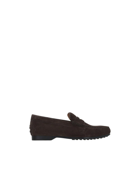 Suede Loafers-TOD'S-JOHN JULIA