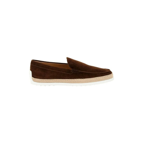 Suede Slip On With Rafia Insert TOD'S JOHN JULIA.