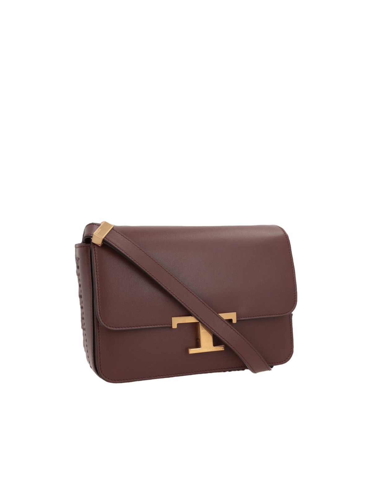 T Timeless Smooth Leather Shoulder Bag-TOD'S-JOHN JULIA