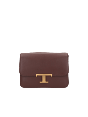 T Timeless Smooth Leather Shoulder Bag-TOD'S-JOHN JULIA