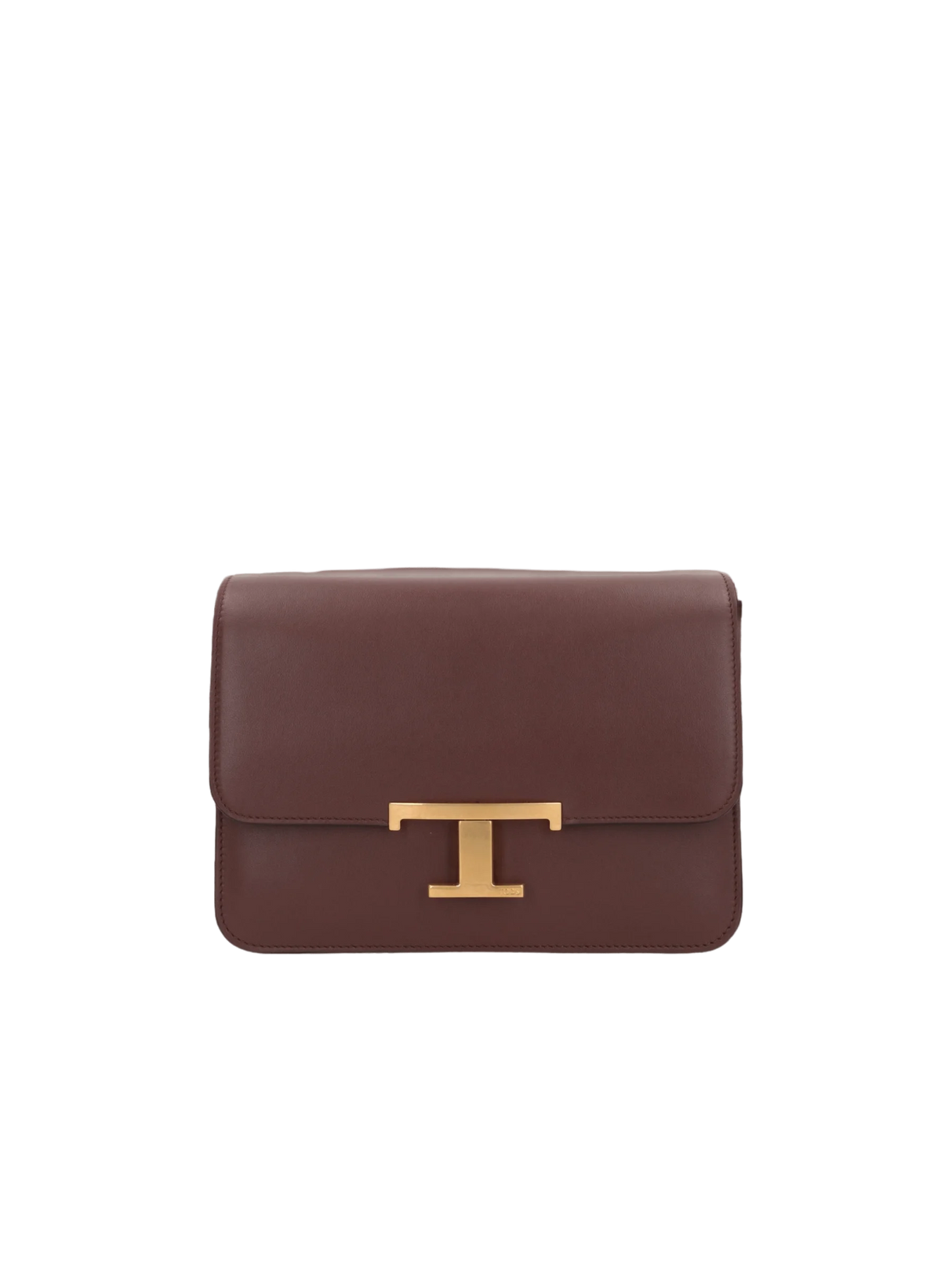 T Timeless Smooth Leather Shoulder Bag-TOD'S-JOHN JULIA