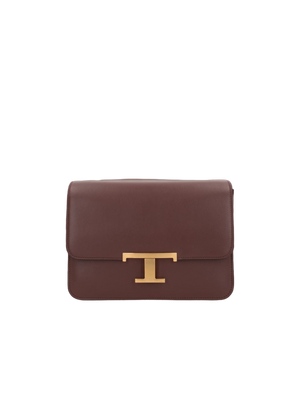 T Timeless Smooth Leather Shoulder Bag-TOD'S-JOHN JULIA