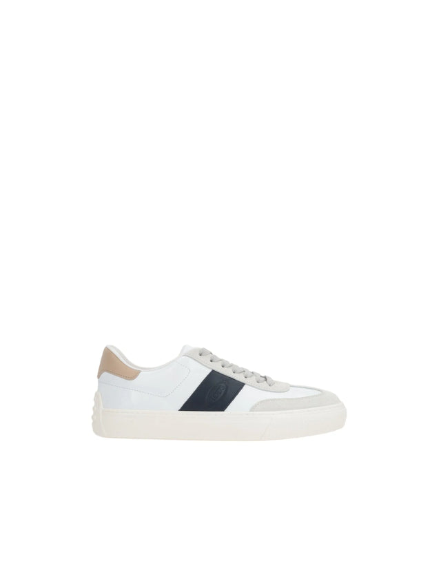 Tabs Leather Suede Sneakers-TOD'S-JOHN JULIA