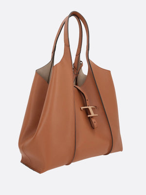 Timeless Medium Grainy Leather Shopping Bag