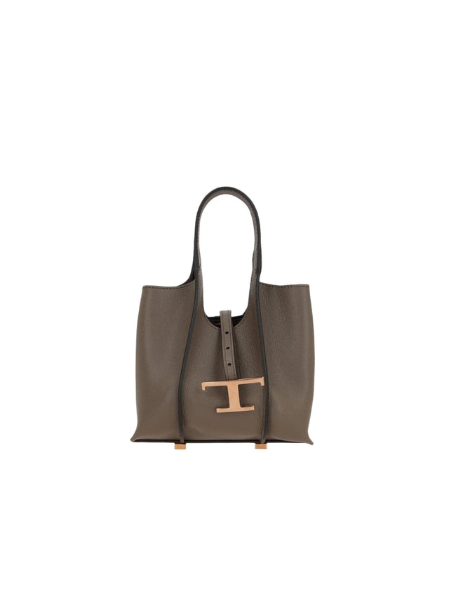 Timeless Micro Grained Leather Handbag-TOD'S-JOHN JULIA