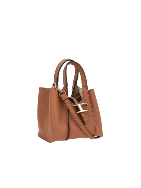 Timeless Micro Grainy Leather Handbag-TOD'S-JOHN JULIA