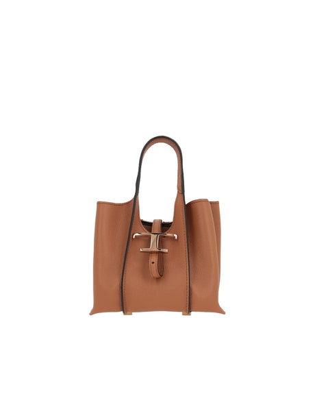 Timeless Micro Grainy Leather Handbag-TOD'S-JOHN JULIA