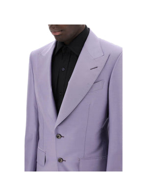 Atticus Wool-Silk Twill Blazer - Men > Clothing > Jackets and Blazers > Blazers and Vests