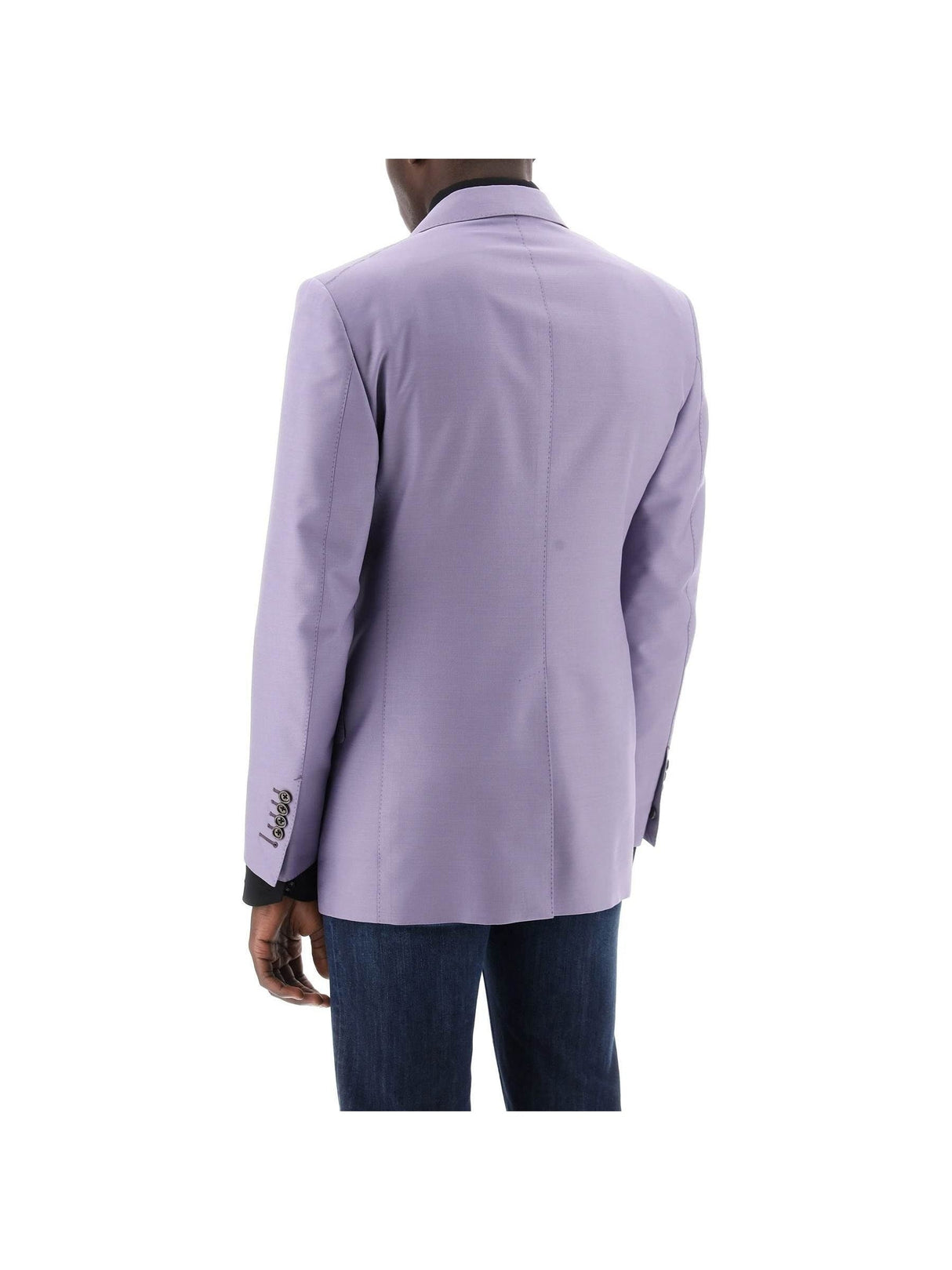 Atticus Wool-Silk Twill Blazer