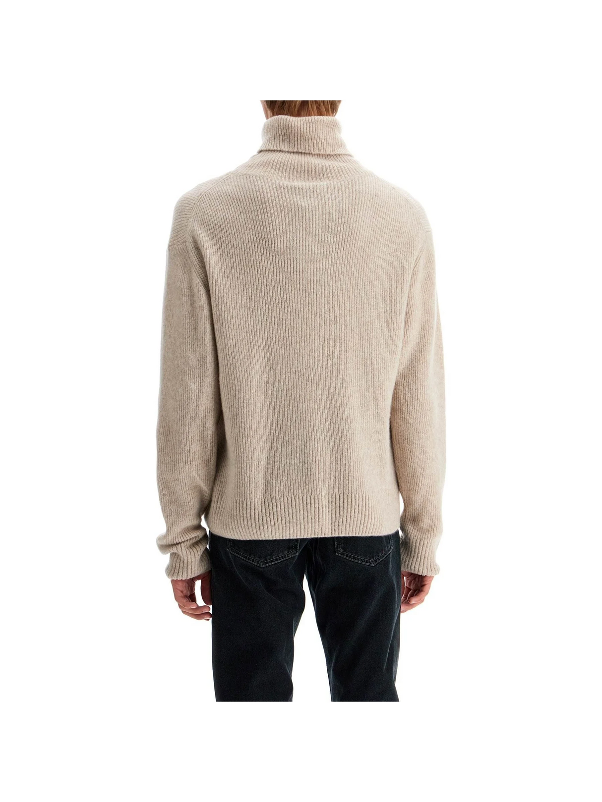 Cashmere and Silk Turtleneck Sweater High-Neck Loose Fit - Men > Clothing > Knitwear > Pullovers