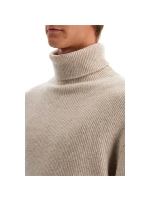 Cashmere and Silk Turtleneck Sweater High-Neck Loose Fit - Men > Clothing > Knitwear > Pullovers