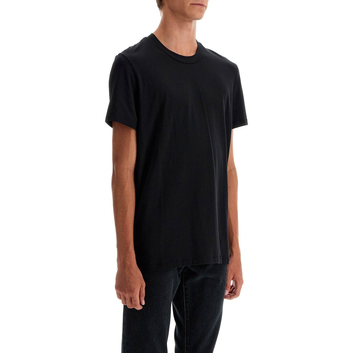 TOM FORD-Cotton And Modal Crewneck T-Shirt -JOHN JULIA.