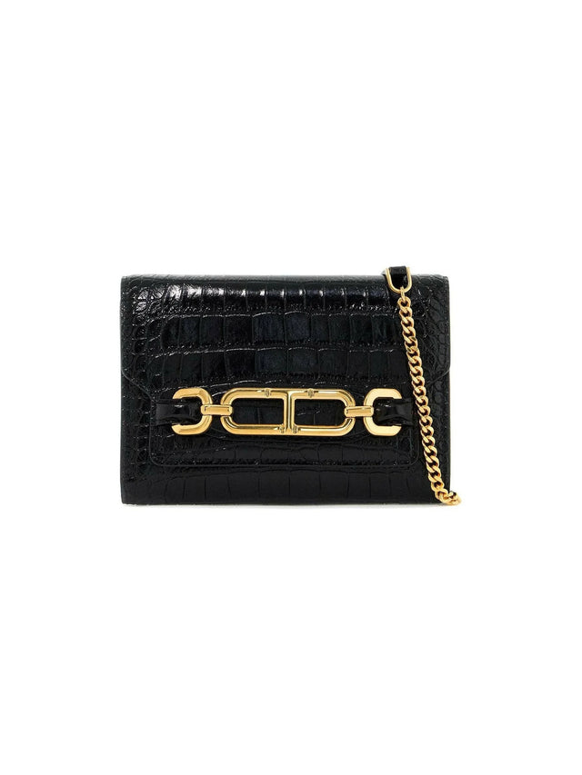 Croc-Embossed Patent Whitney Mini Bag.