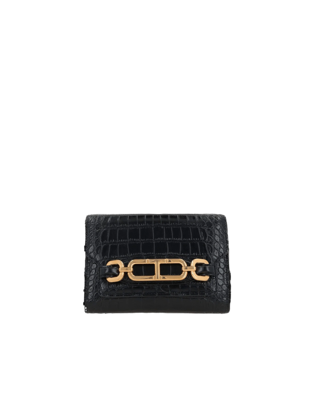 Crocodile Embossed Leather Mini Whitney Crossbody Bag-TOM FORD-JOHN JULIA