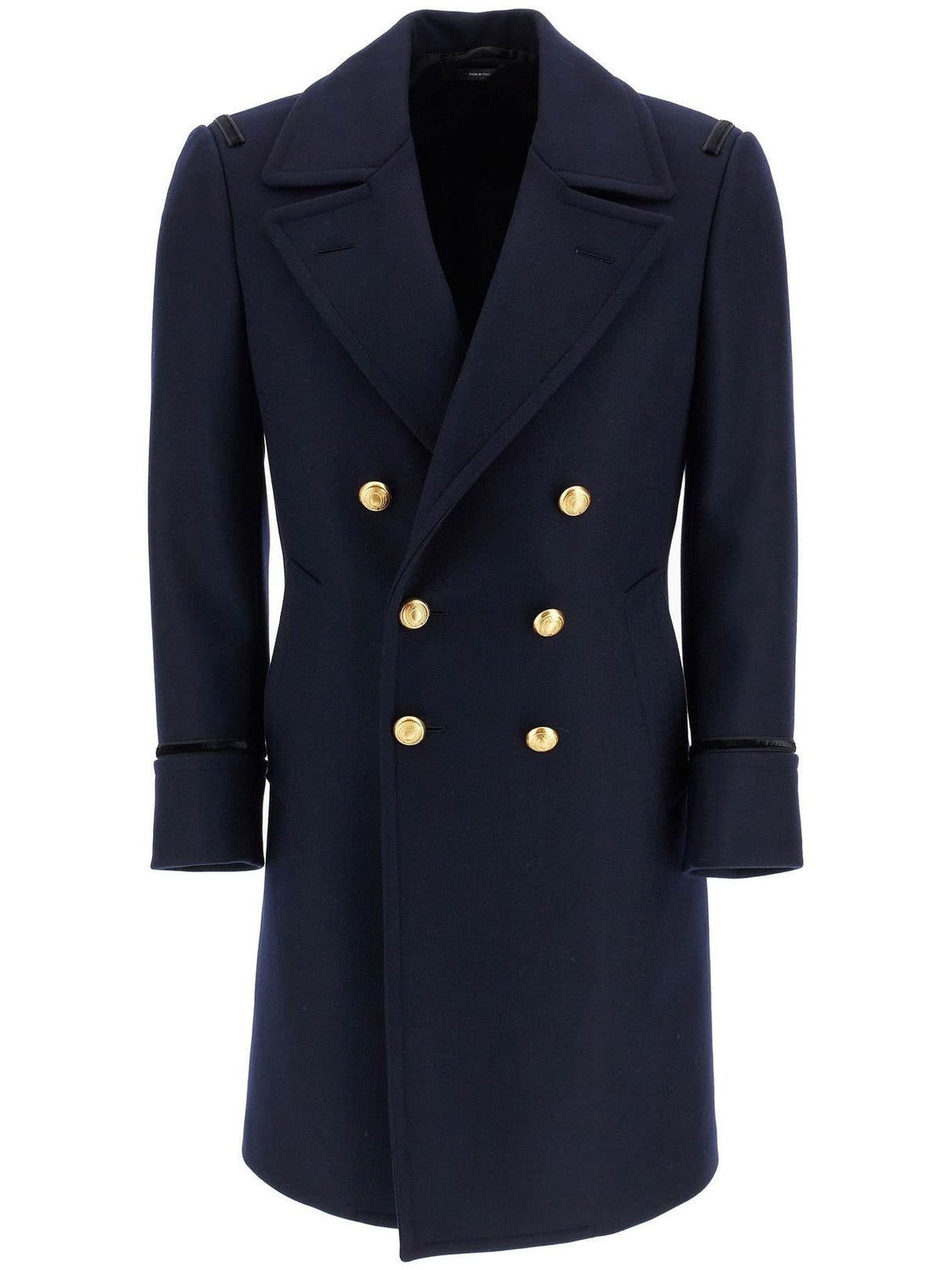 Double-breasted Wool Felt Coat