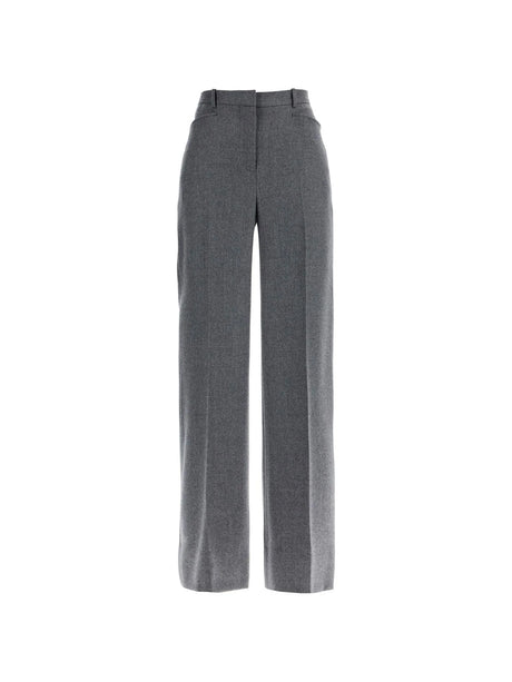 Flannel Bootcut Trousers - Women > Clothing > Trousers > Trousers