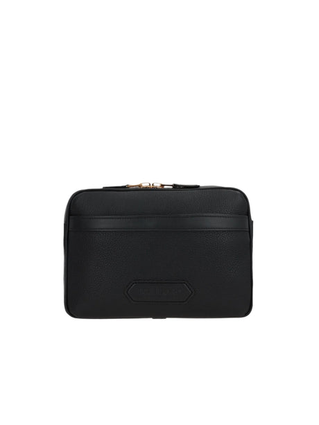 TOM FORD-Grained Leather Crossbody Bag-JOHN JULIA