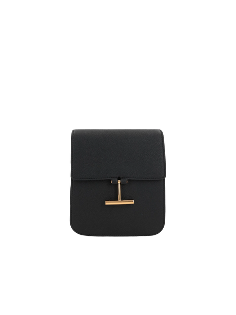 Grainy Leather Mini Tara Crossbody Bag-TOM FORD-JOHN JULIA