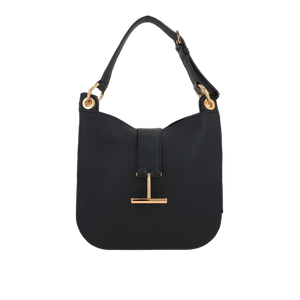 Grainy Leather Small Tara Shoulder Bag-TOM FORD-JOHN JULIA