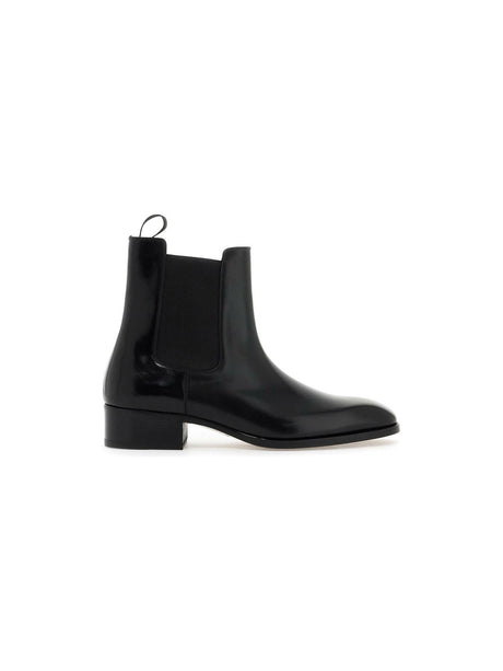 Hainaut Burnished Leather Chelsea Boots.