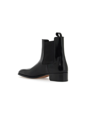 Hainaut Burnished Leather Chelsea Boots.