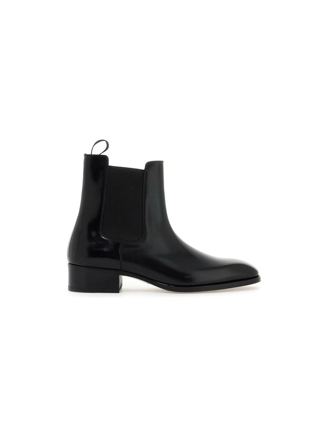 Hainaut Burnished Leather Chelsea Boots.