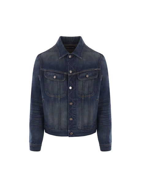 Icon Denim Jacket-TOM FORD-JOHN JULIA