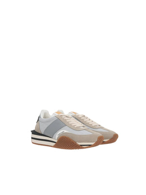 James Suede Lycra Sneakers-TOM FORD-JOHN JULIA