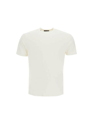 Lyocell Cotton Crewneck T-Shirt.