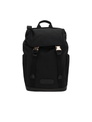 Nylon and Smooth Leather Backpack-TOM FORD-JOHN JULIA