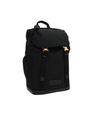 Nylon and Smooth Leather Backpack-TOM FORD-JOHN JULIA