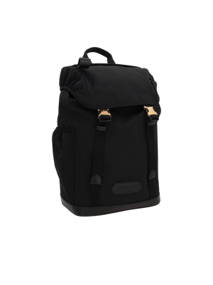 Nylon and Smooth Leather Backpack-TOM FORD-JOHN JULIA