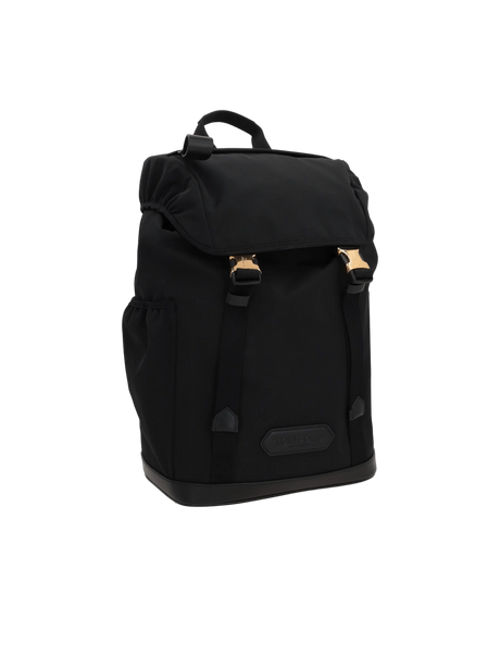 Nylon and Smooth Leather Backpack-TOM FORD-JOHN JULIA