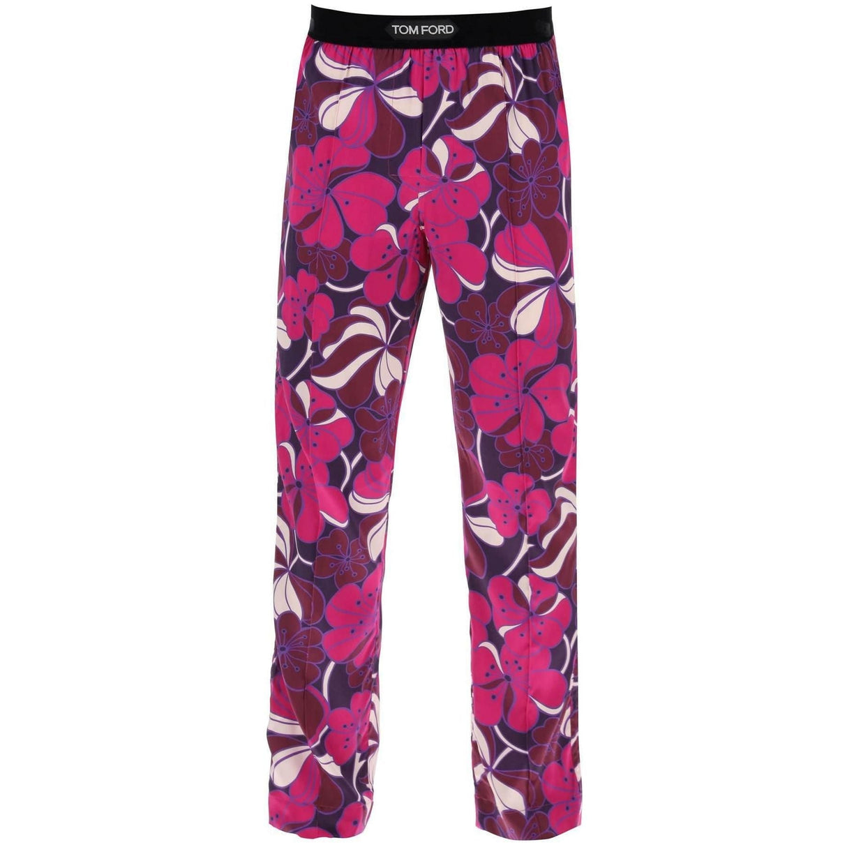 Pajama Pants In Floral Silk TOM FORD JOHN JULIA.