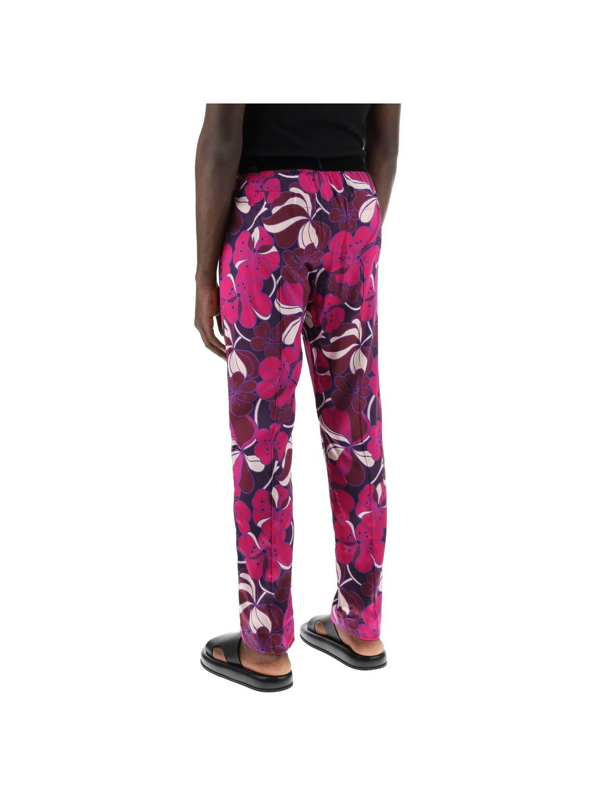 Pajama Pants In Floral Silk TOM FORD JOHN JULIA.