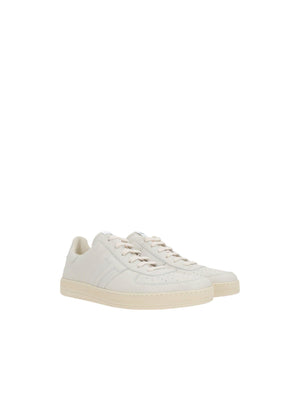 Radcliffe Grainy Leather Sneakers-TOM FORD-JOHN JULIA