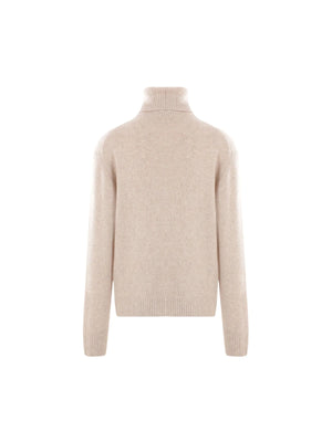 TOM FORD-Ribbed Cashmere Silk Turtleneck-JOHN JULIA